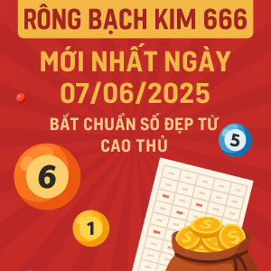 RỒNG BẠCH KIM 666 MỚI NHẤT NGÀY 07/06/2025 – BẮT CHUẨN SỐ ĐẸP TỪ CAO THỦ
