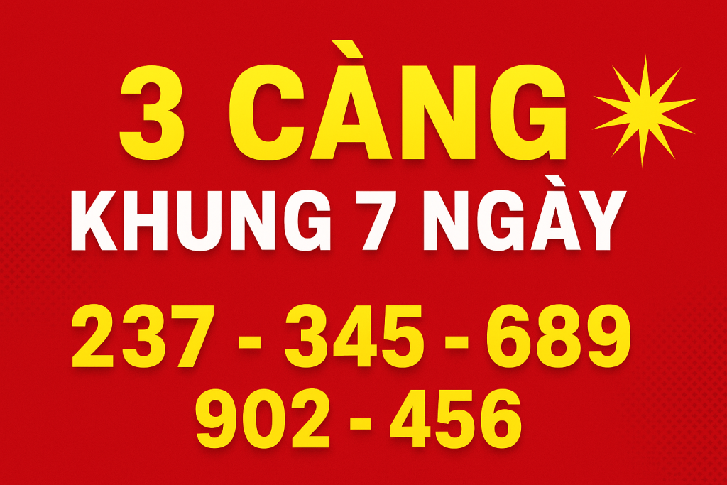 3 Càng Khung 7 Ngày – Bí Quyết Chơi Lô Đề Hiệu Quả