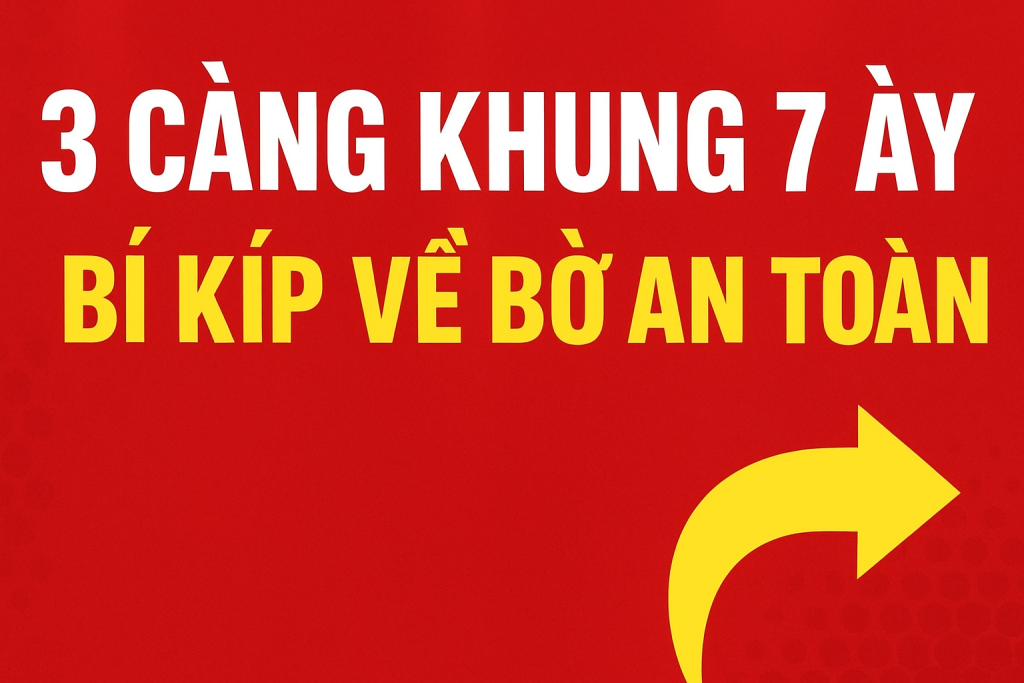 3 CÀNG KHUNG 7 NGÀY – CHIẾN THUẬT CHUẨN GIÚP ANH EM VỀ BỜ AN TOÀN
