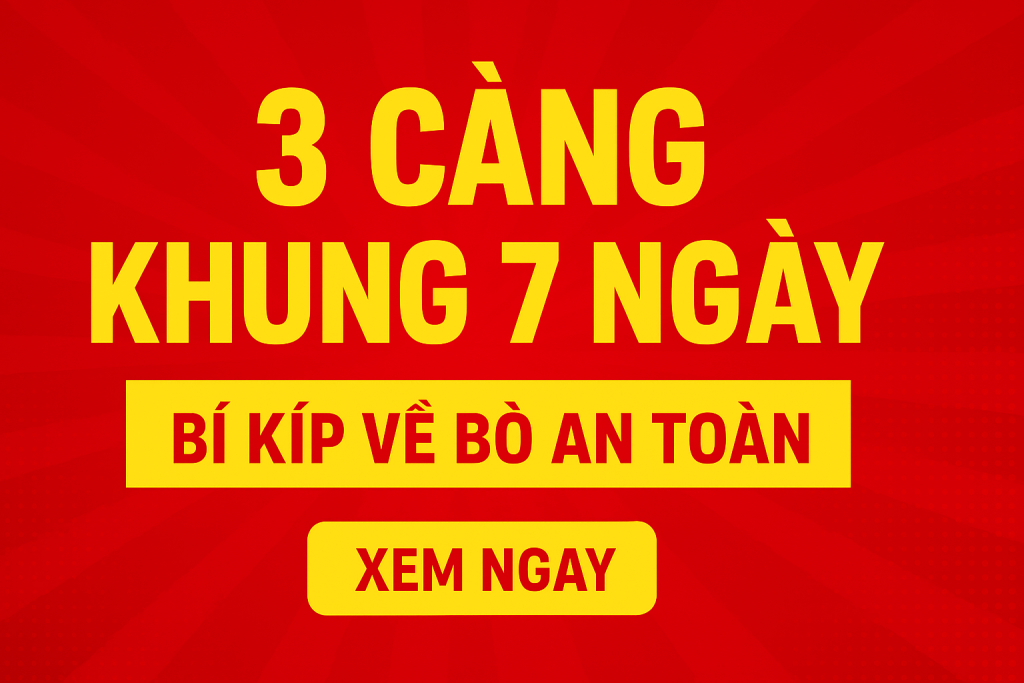 BÍ KÍP ĐÁNH 3 CÀNG KHUNG 7 NGÀY – CHIẾN THUẬT AN TOÀN, HIỆU QUẢ CHO CAO THỦ