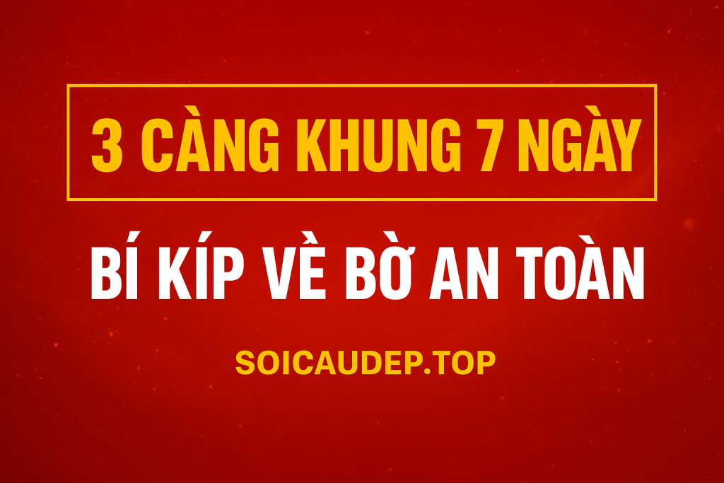 Bí Kíp Đánh 3 Càng Khung 7 Ngày – Chiến Thuật Về Bờ An Toàn Cho Cao Thủ