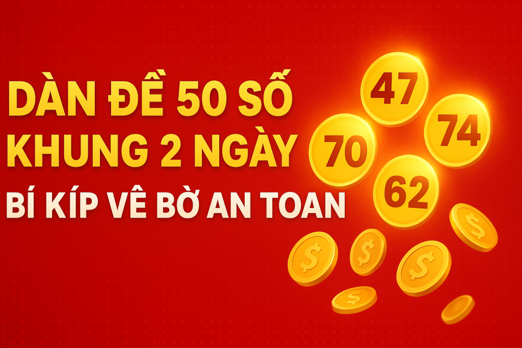 DÀN ĐỀ 50 SỐ KHUNG 2 NGÀY – BÍ KÍP BẮT SỐ CHUẨN, ĂN THƯỞNG CAO NHẤT!