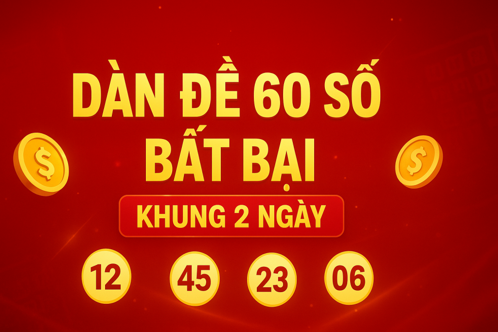 DÀN ĐỀ 60 SỐ BẤT BẠI – CHIẾN THUẬT TĂNG TỶ LỆ TRÚNG CỰC CAO CHO ANH EM