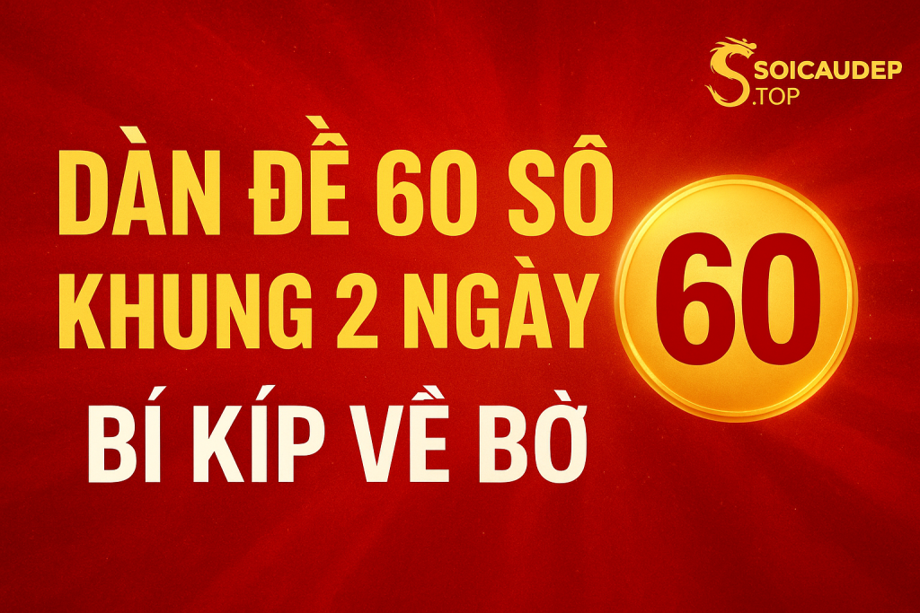 DÀN ĐỀ 60 SỐ KHUNG 2 NGÀY – BÍ KÍP BẤT BẠI CỦA CAO THỦ LÔ ĐỀ
