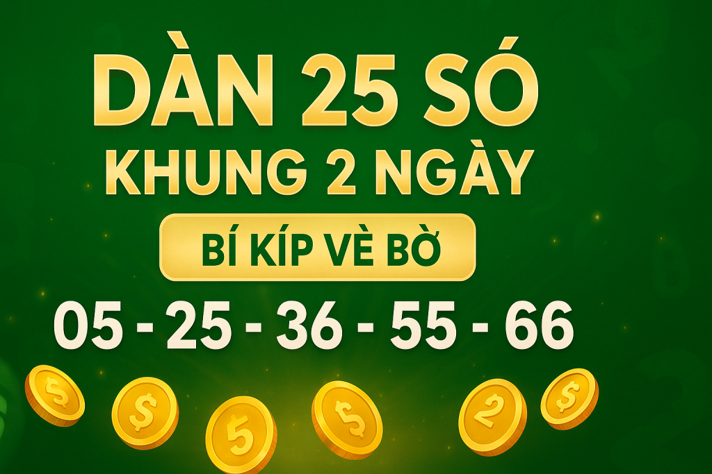 Dàn 25 Số Khung 2 Ngày – Bí Kíp Giúp Anh Em Tăng Cơ Hội Về Bờ