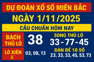 Dự Đoán Xổ Số Miền Bắc Ngày 1-11-2025 – Cầu Chuẩn Hôm Nay