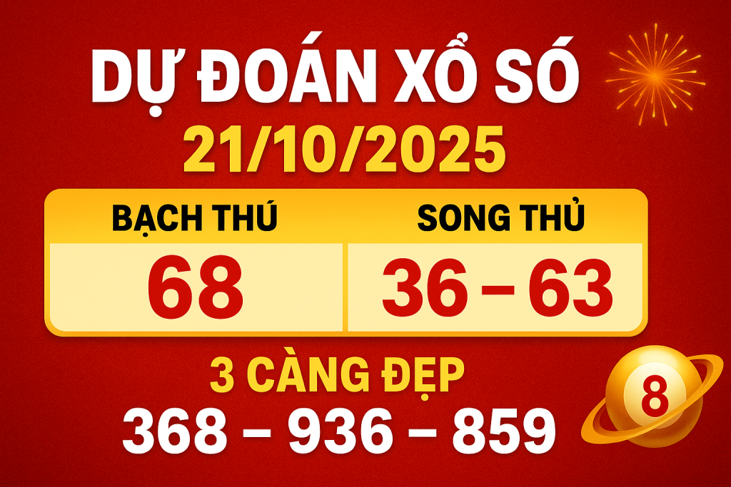 Dự đoán Xổ Số Ngày 21102025 – Soi Cầu Chuẩn Nhất Hôm Nay