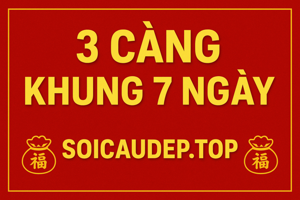3 Càng Khung 7 Ngày – Bí Kíp Nuôi Lô 3 Càng Chuẩn Xác 2025