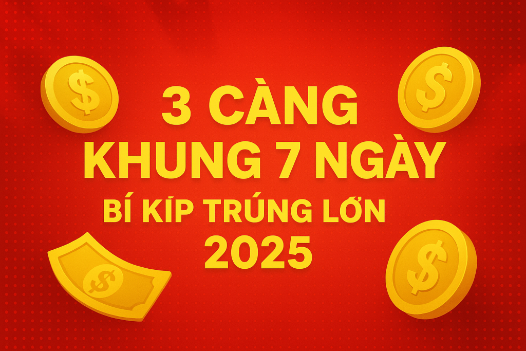 Bí Kíp Đánh 3 Càng Khung 7 Ngày Chuẩn Nhất – Cách Soi Cầu Hiệu Quả 2025