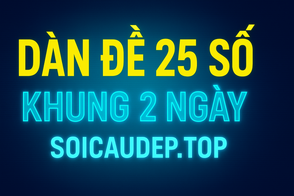 Dàn 25 Số Khung 2 Ngày – Chiến Thuật Nuôi Đề Siêu Hiệu Quả 2025