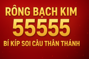 RỒNG BẠCH KIM 55555 – BÍ KÍP SOI CẦU THẦN THÁNH CỦA CAO THỦ LÔ ĐỀ