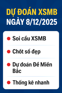 Dự đoán XSMB ngày 8-12-2025 – Phân tích & Thống kê