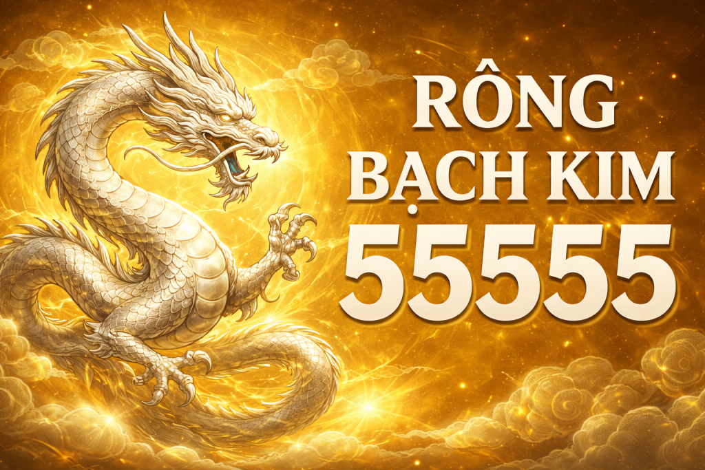 RỒNG BẠCH KIM 55555 – BIỂU TƯỢNG ĐỈNH CAO CỦA SỨC MẠNH & CHUYỂN HÓA