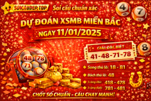 Dự đoán xổ số miền Bắc ngày 11-01-2025 – Soi cầu XSMB chính xác
