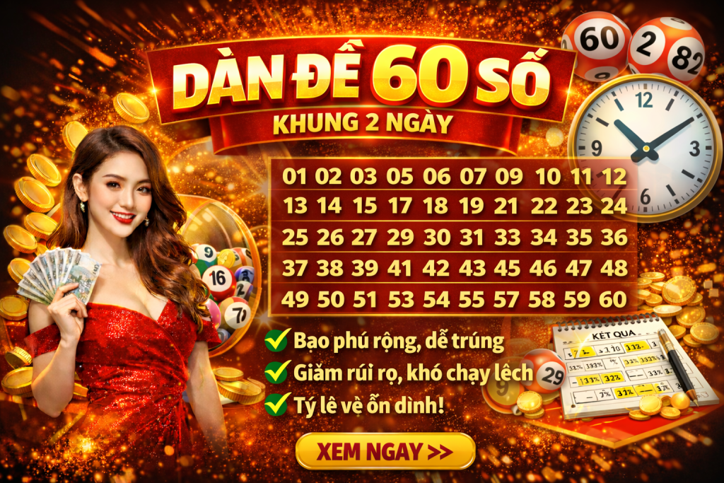 Dàn Đề 60 Số Khung 2 Ngày – Phương Pháp Nuôi Số An Toàn, Tỷ Lệ Về Ổn Định