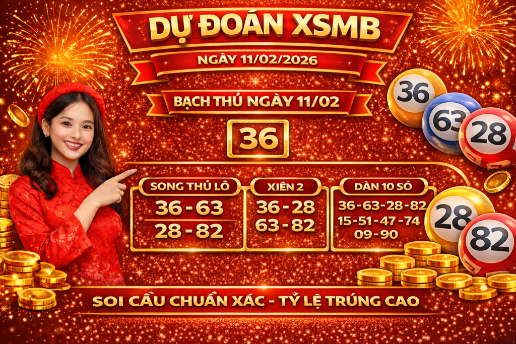 Dự Đoán Xổ Số Miền Bắc Ngày 11-02-2026 – Soi Cầu Chuẩn Xác, Tỷ Lệ Về Cao