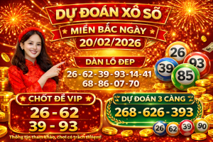 Dự Đoán Xổ Số Miền Bắc Ngày 20-02-2026 – Soi Cầu Chuẩn Xác Hôm Nay
