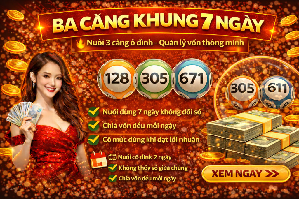Ba Càng Khung 7 Ngày – Chiến Lược Nuôi Trung Hạn Được Nhiều Người Áp Dụng