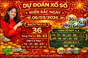 Dự Đoán Xổ Số Miền Bắc Ngày 06-03-2026 – Soi Cầu Chu Kỳ, Bắt Lô Chuẩn
