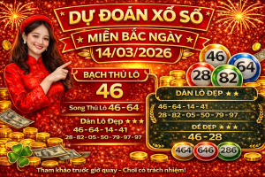 Dự Đoán Xổ Số Miền Bắc Ngày 14-03-2026 – Soi Cầu Lô Đề Chuẩn Xác Hôm Nay