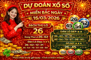 Dự Đoán Xổ Số Miền Bắc Ngày 16-03-2026 – Soi Cầu Lô Đề Chuẩn Xác