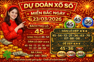 Dự Đoán Xổ Số Miền Bắc Ngày 23-03-2026 – Soi Cầu Lô Đề Hôm Nay
