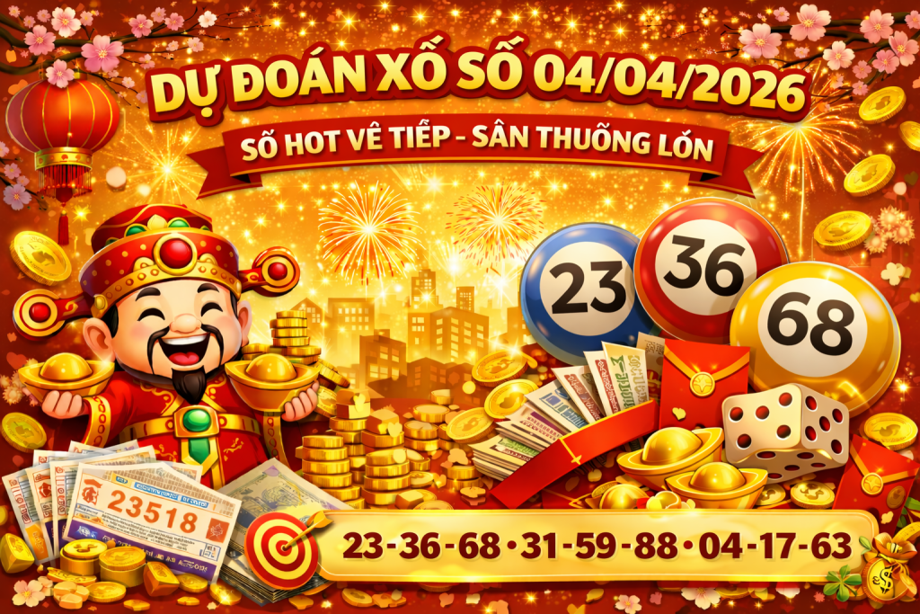 Dự Đoán Xổ Số Miền Bắc Ngày 04-04-2026 – Soi Cầu Lô Đề Hôm Nay