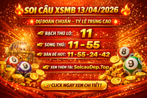 Dự Đoán Xổ Số Miền Bắc Ngày 13-04-2026 – Soi Cầu XSMB Chuẩn Xác