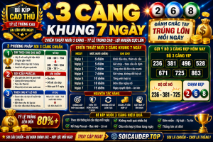 3 CÀNG KHUNG 7 NGÀY – PHƯƠNG PHÁP NUÔI 3 CÀNG HIỆU QUẢ, TỶ LỆ NỔ CAO