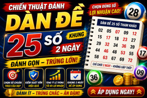 Dàn Đề 25 Số Khung 2 Ngày – Chiến Thuật Đánh Gọn, Lợi Nhuận Cao